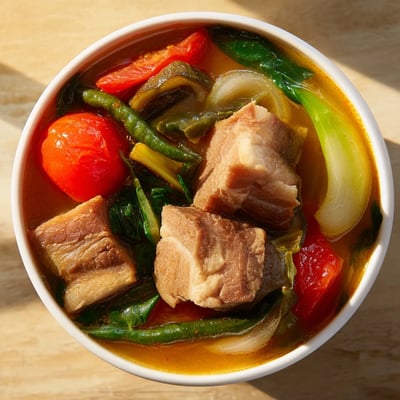 Filipino Sinigang Sour Soup