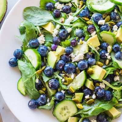 Blueberry Pistachio Spring Salad