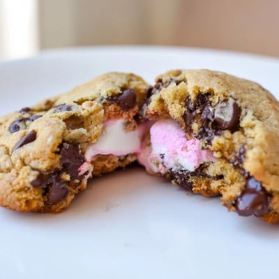 Chocolate Chip Peep Stuffed Easter Cookies