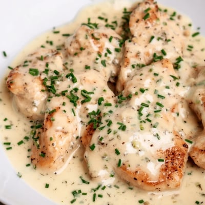 Chicken With Boursin Sauce