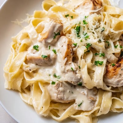 Creamy Garlic Parmesan Chicken Pasta
