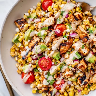 High Protein Chicken Street Corn